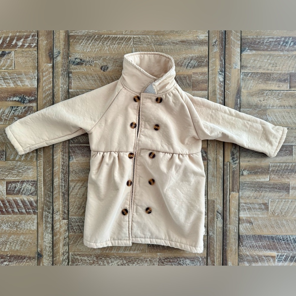 Stylish Tan Kids Coat